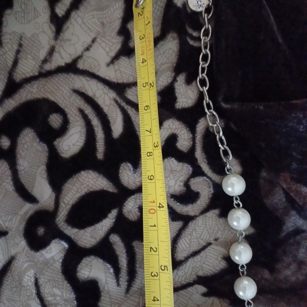 Bella Jack necklace &‎ earring set with Faux pearls & rhinestones with go…